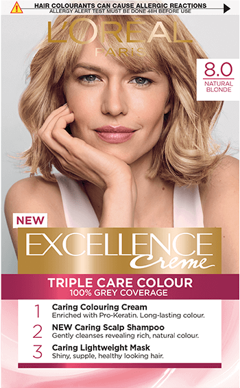 Excellence Crème 8 Natural Blonde Permanent Hair Dye | Hair Colour | L