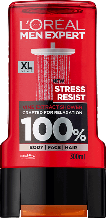 Men Expert Stress Resist Shower Gel